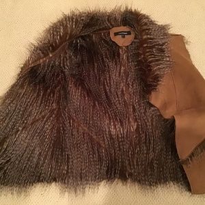 May Logan fur lined vest